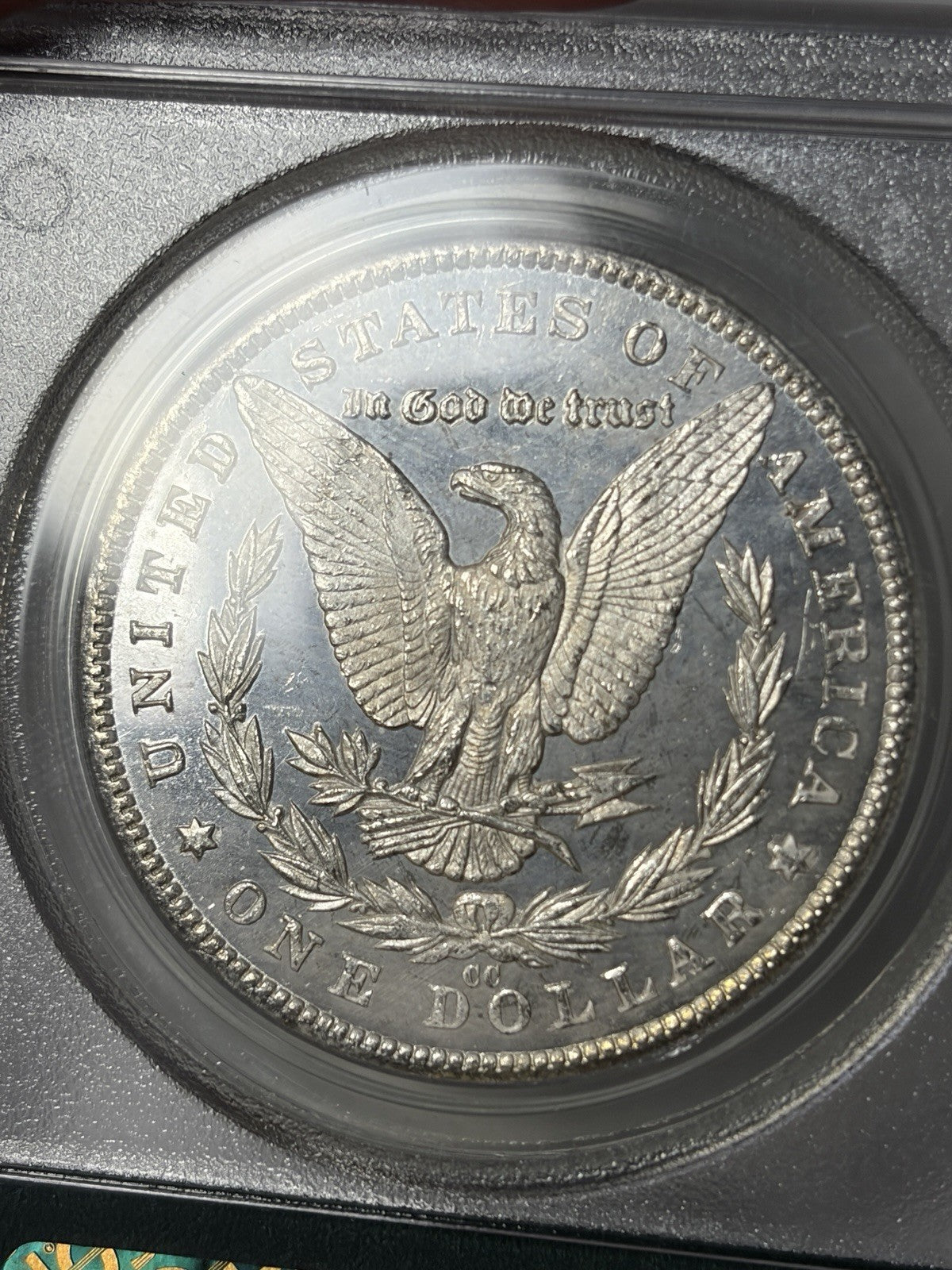 1881-CC PCGS MS63 DMPL Morgan Silver Dollar Old Green Holder