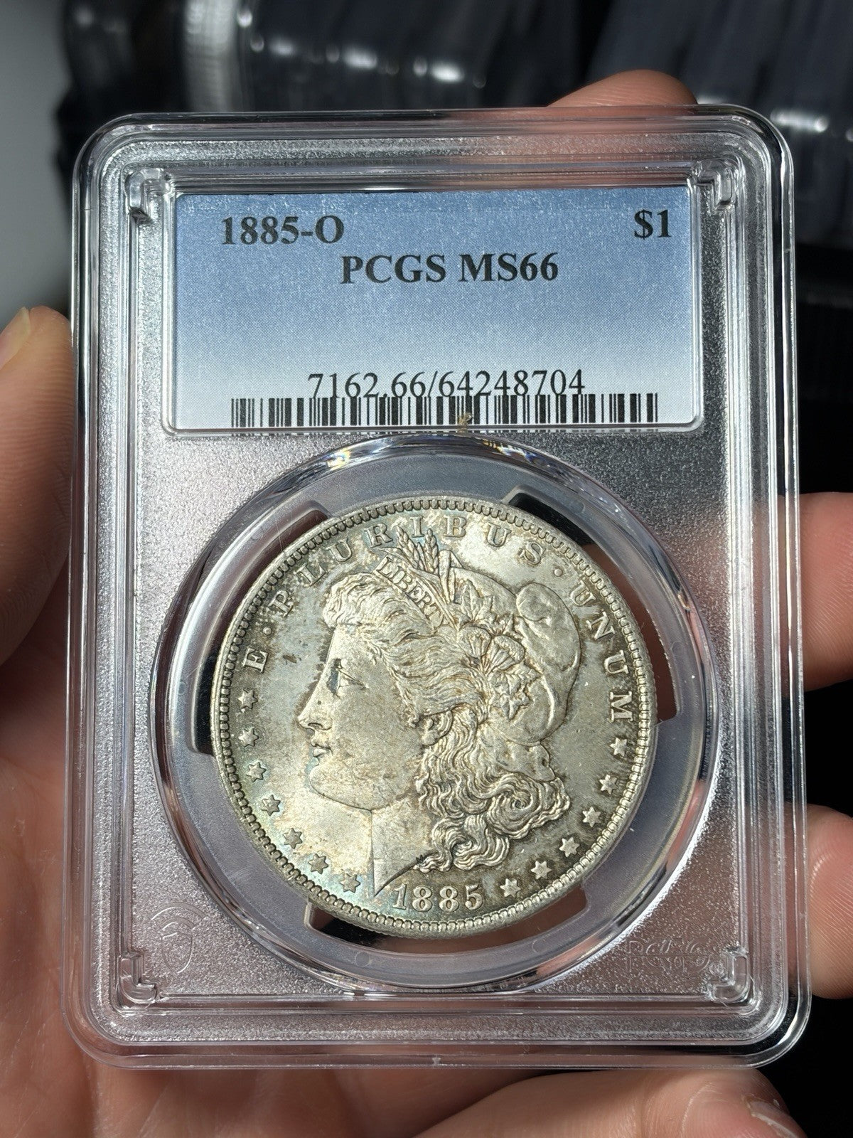1885-O PCGS MS66 Morgan Silver Dollar Toned