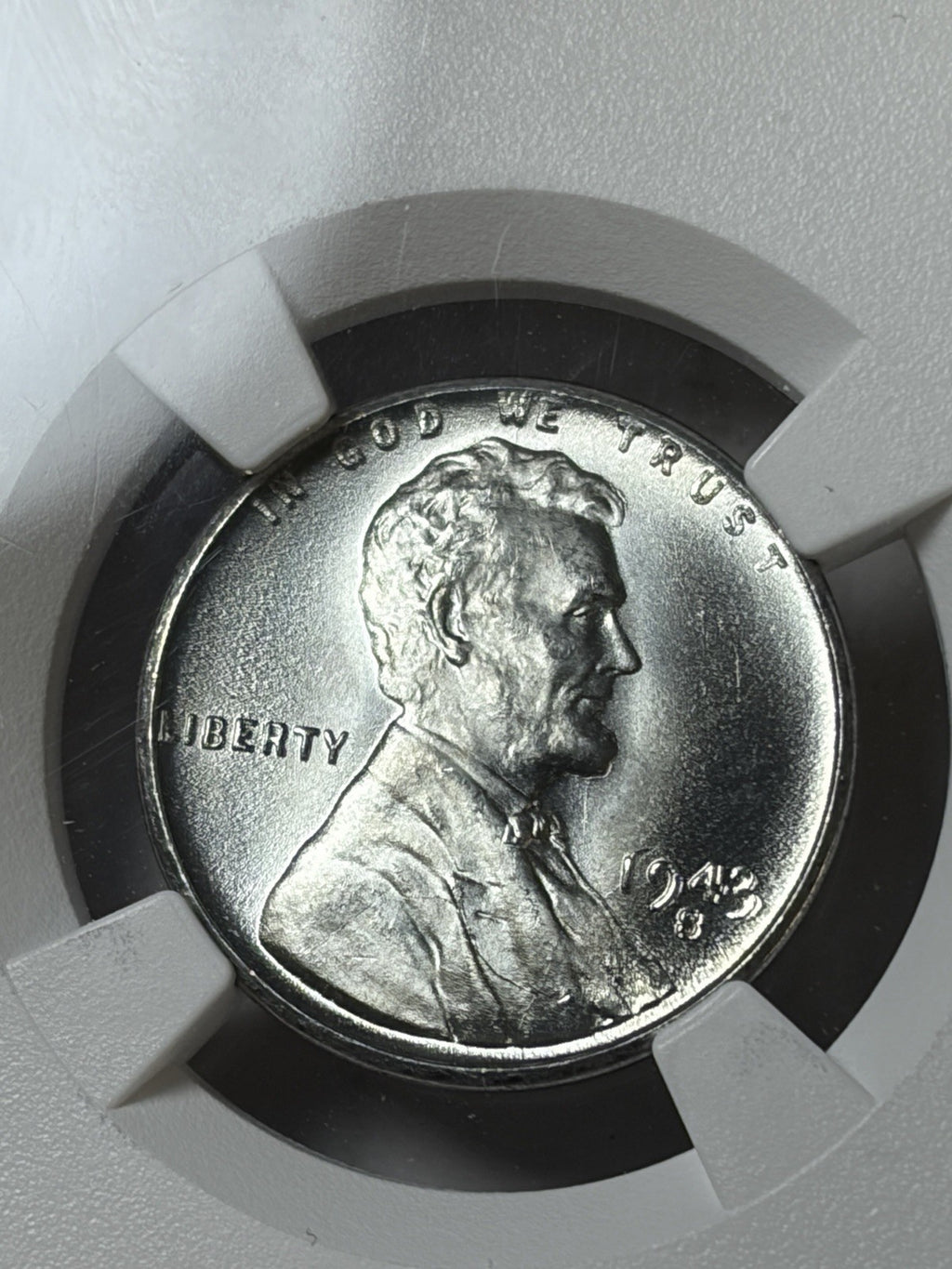 1943-S NGC MS67+ CAC Lincoln Wheat Steel Cent
