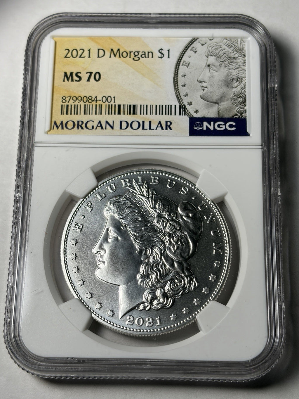 2021-D NGC MS70 Morgan Silver Dollar