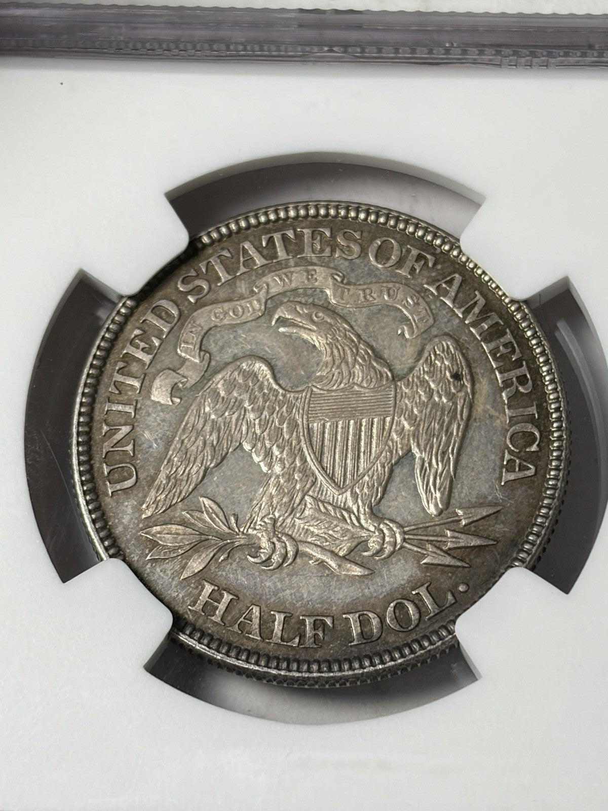 1891 NGC MS62 Seated Liberty Half Dollar Toned