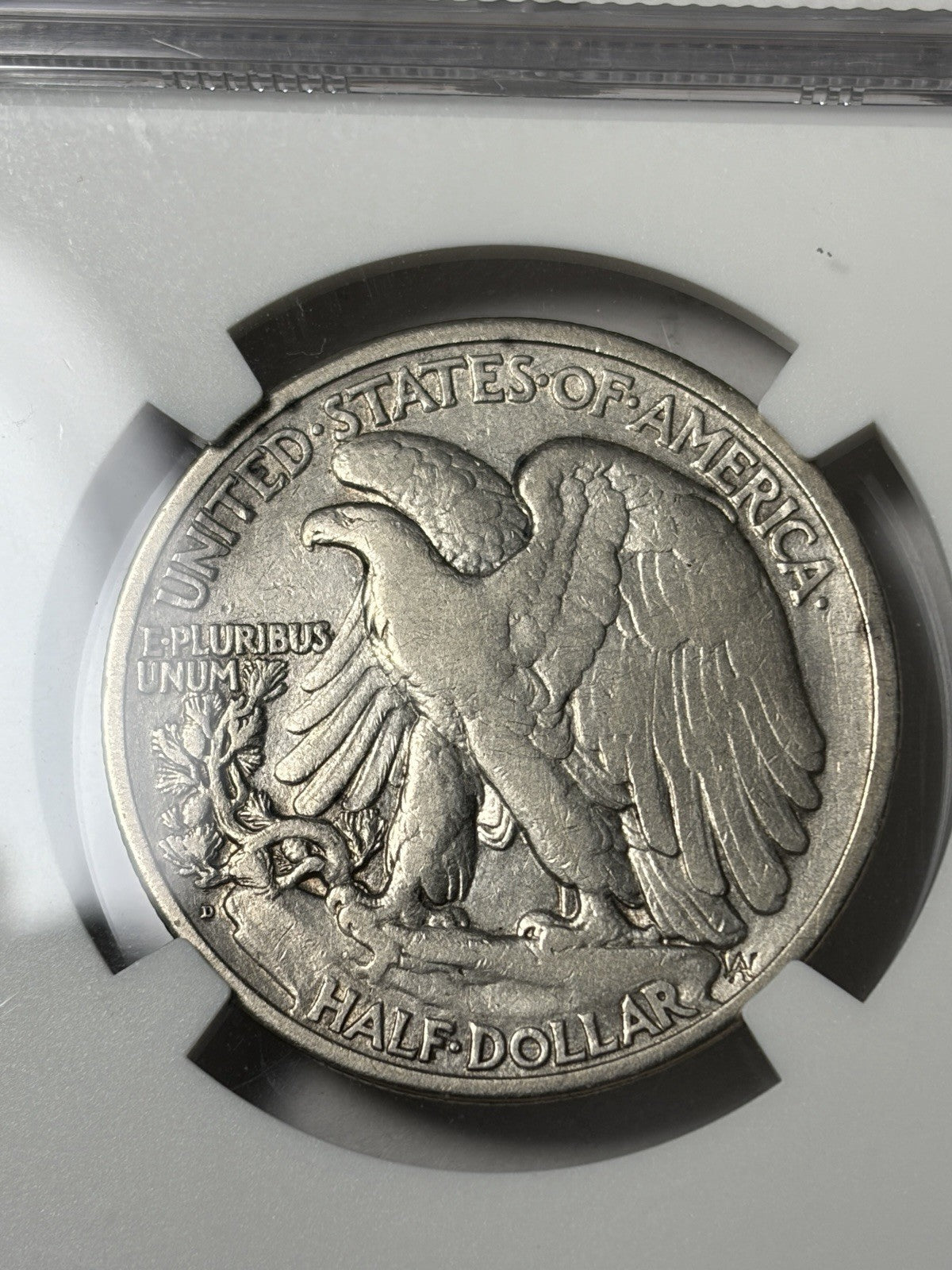 1921-D NGC VF Details Walking Liberty Half Dollar