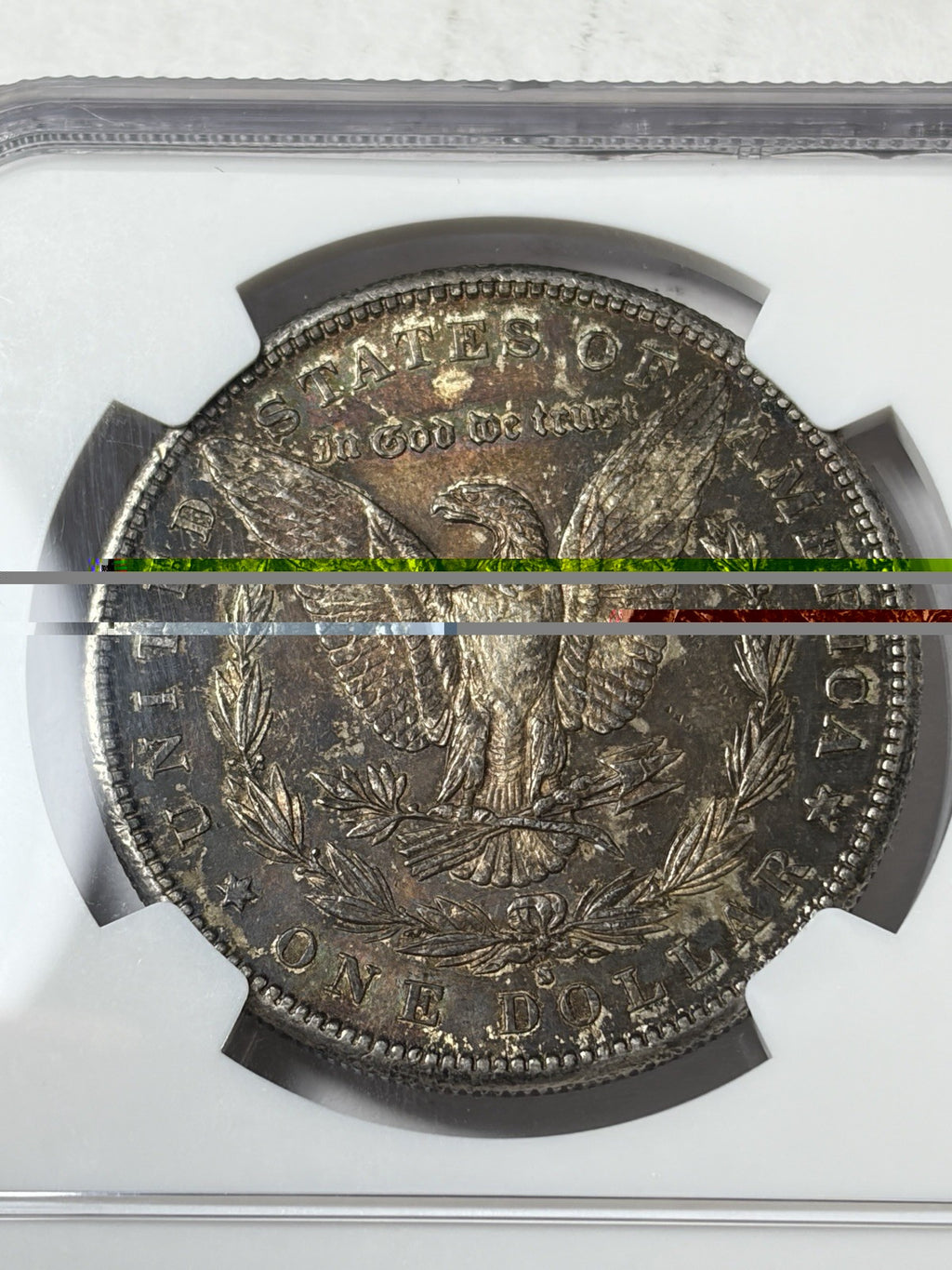 1886-S NGC AU58 Morgan Silver Dollar Toned