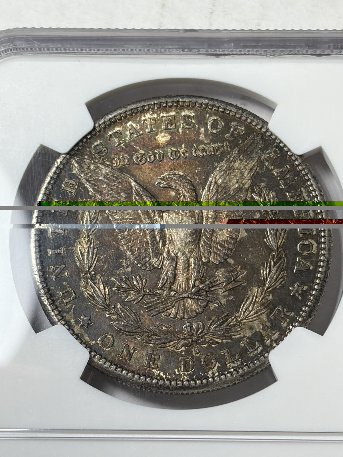 1886-S NGC AU58 Morgan Silver Dollar Toned