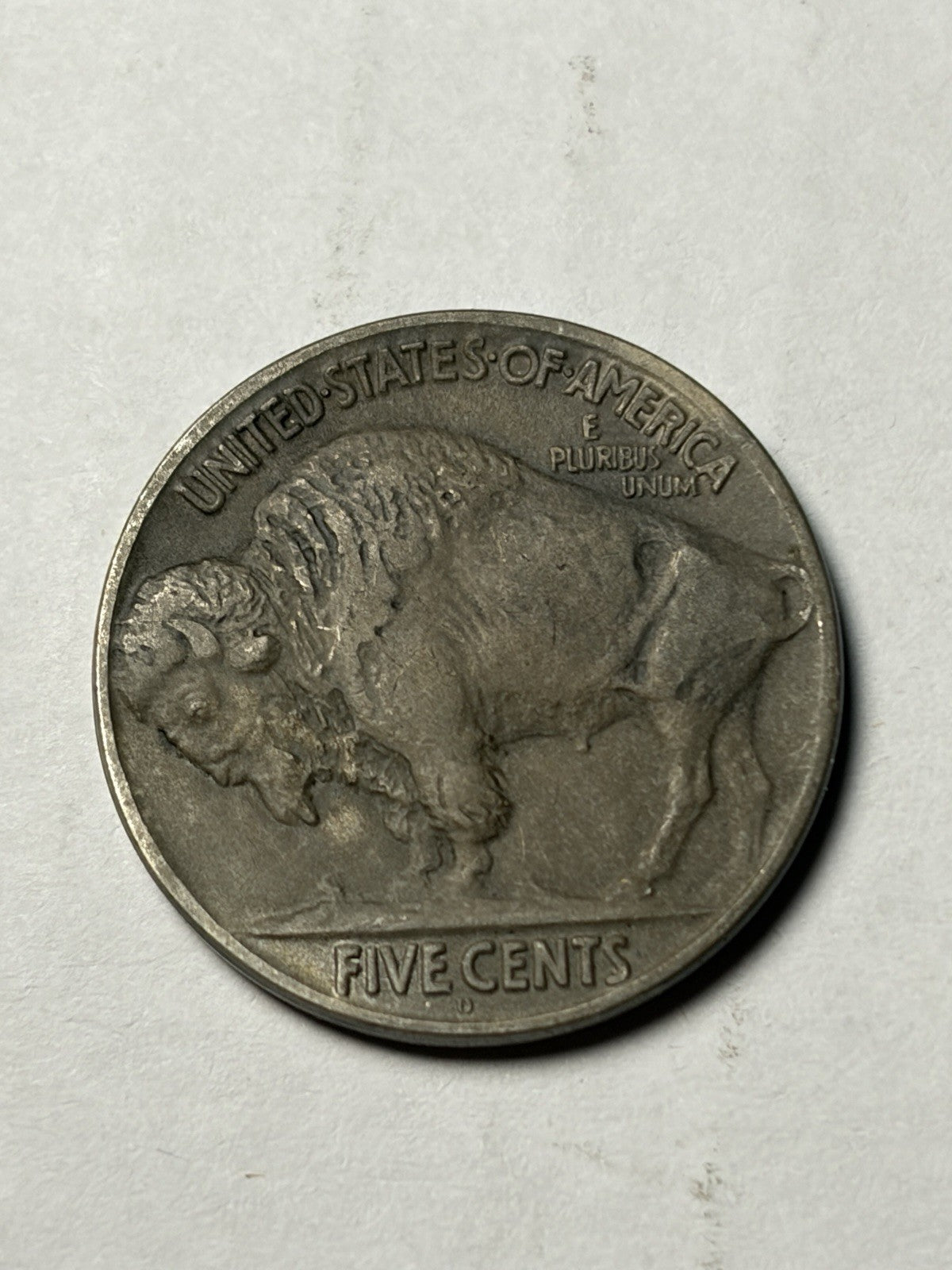 1917-D Buffalo Nickel Details