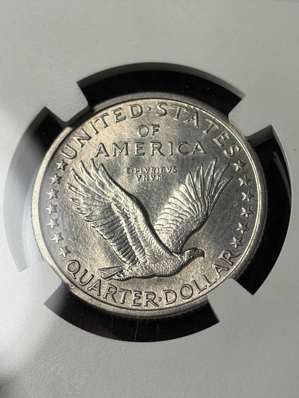 1917-D Type 1 NGC UNC Details Standing Liberty Quarter