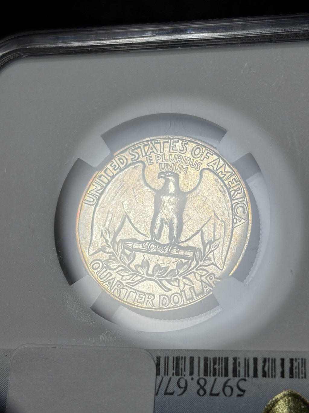 1939 NGC PF64 GOLD CAC Washington Quarter Toned , Ex. PCGS PR67!