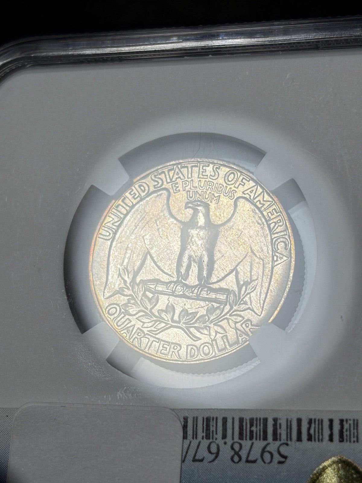 1939 NGC PF64 GOLD CAC Washington Quarter Toned , Ex. PCGS PR67!