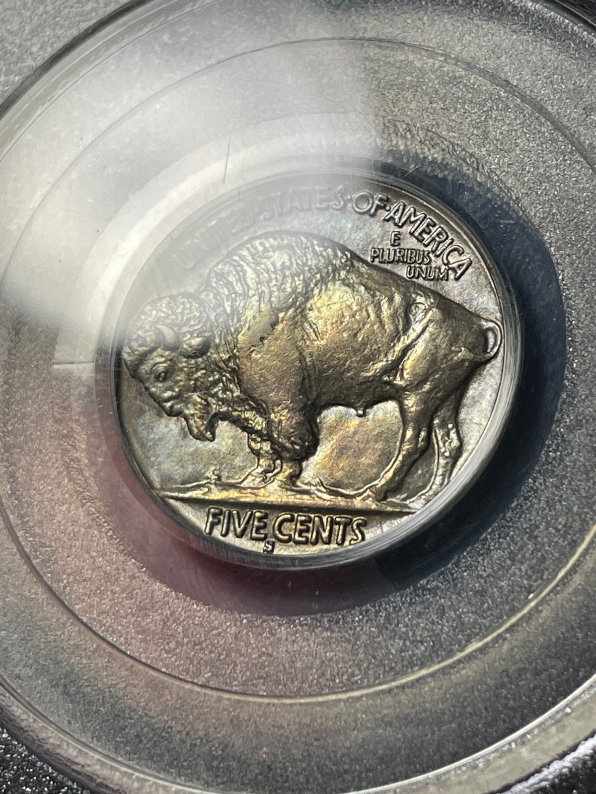 1914-S PCGS MS63 Buffalo Nickel Toned