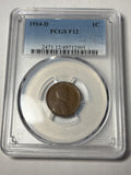 1914-D PCGS F12 Lincoln Wheat Cent