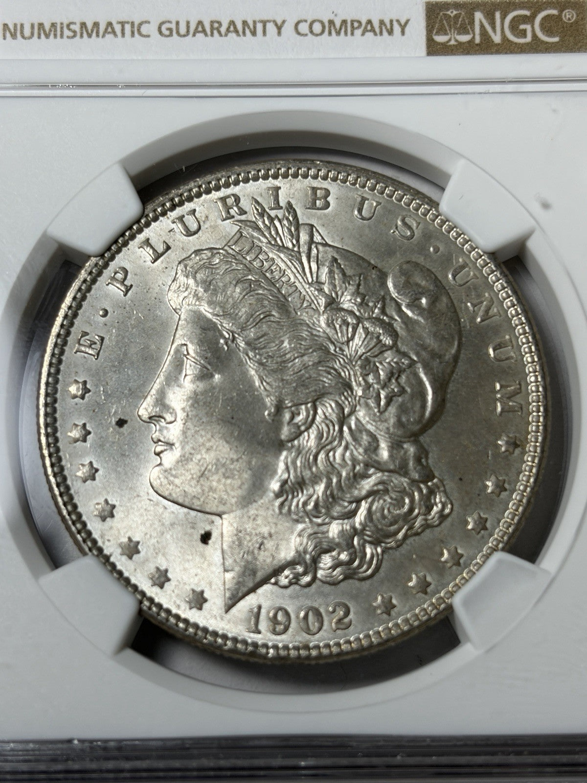 1902 NGC MS63 Morgan Silver Dollar