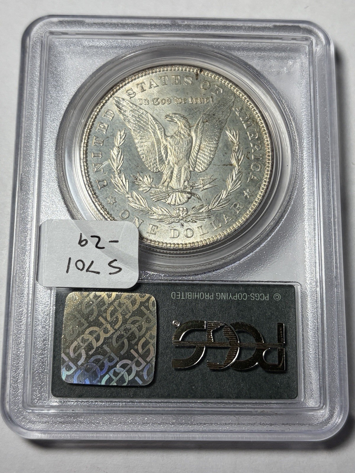 1898-S PCGS MS63 Morgan Dollar Old Green Holder