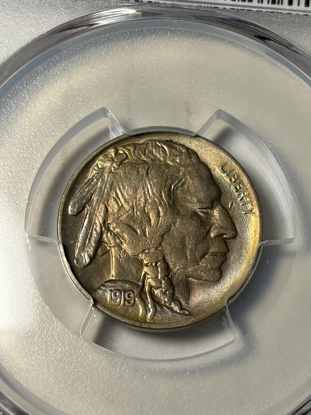 1919 PCGS MS64 Buffalo Nickel Toned