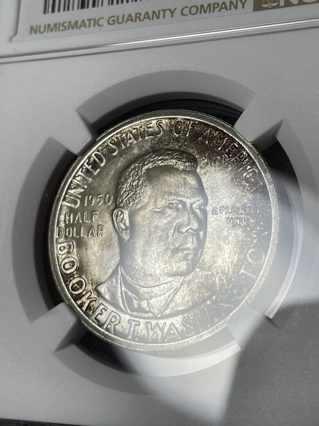 1950-S NGC MS67 Booker T Washington BTW Commemorative Half Dollar