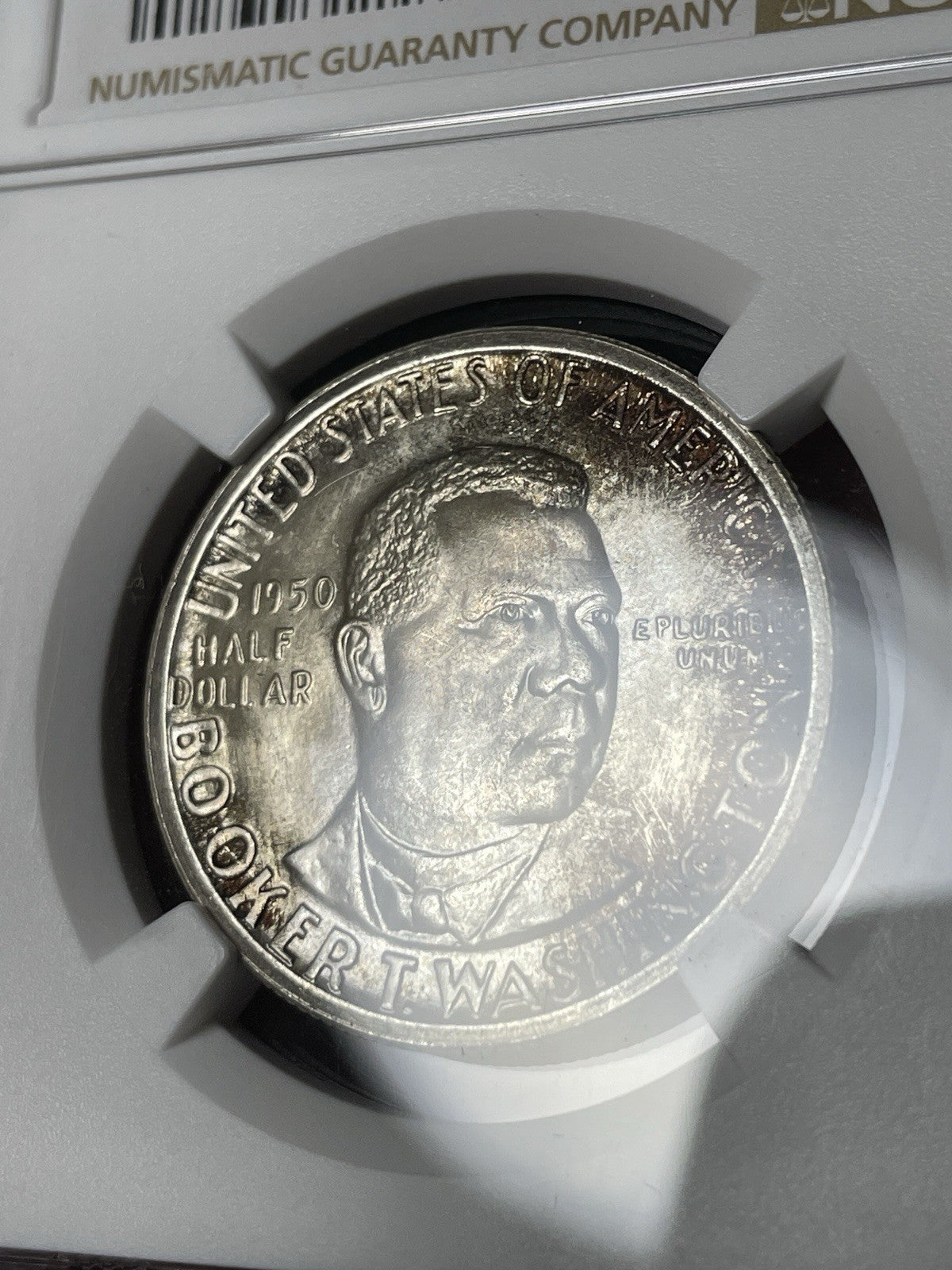 1950-S NGC MS67 Booker T Washington BTW Commemorative Half Dollar