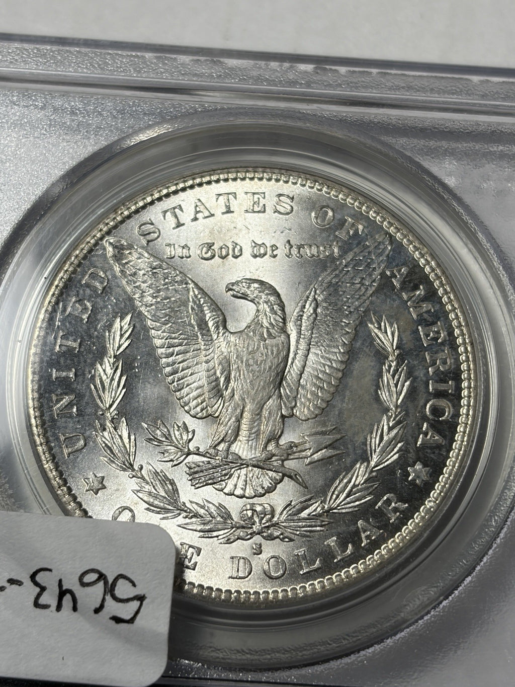 1889-S PCGS MS64 Morgan Silver Dollar Old Green Label
