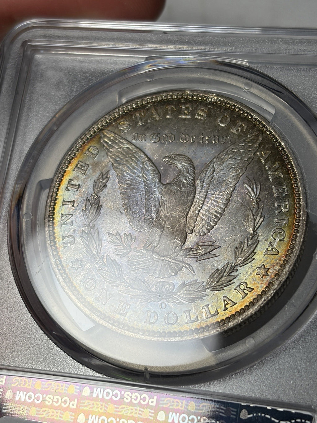 1891-O PCGS MS65 Morgan Silver Dollar Toned 