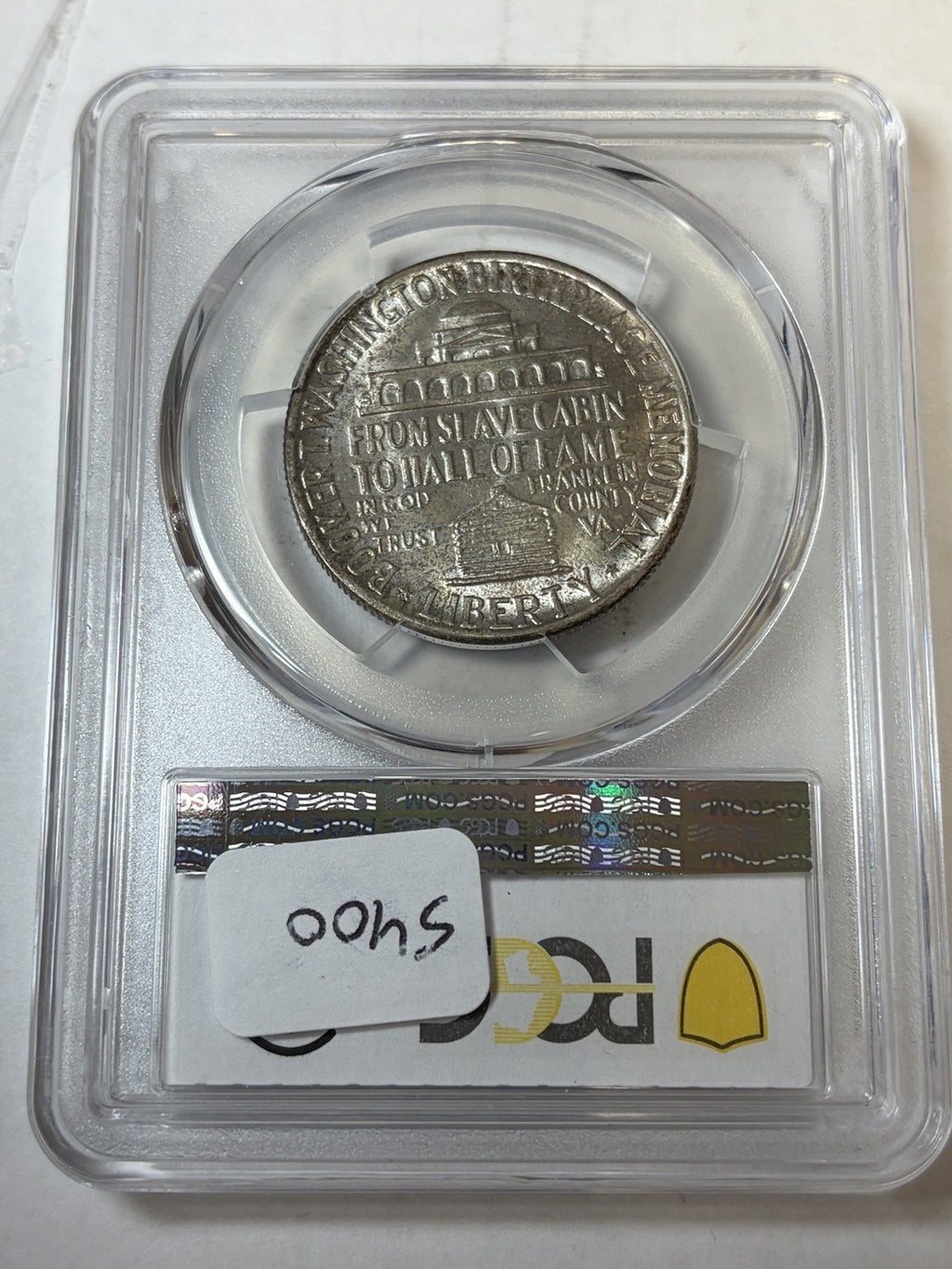 1951 PCGS MS66 CAC Booker T Washington Commemorative Toned