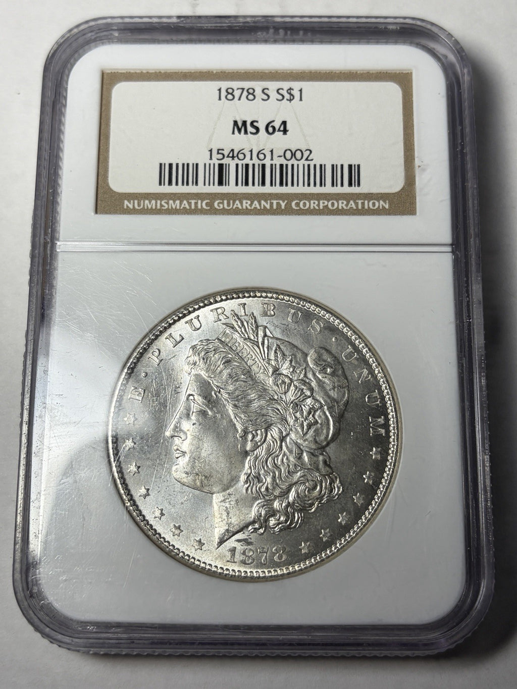 1878-S NGC MS64 Morgan Silver Dollar