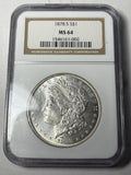 1878-S NGC MS64 Morgan Silver Dollar