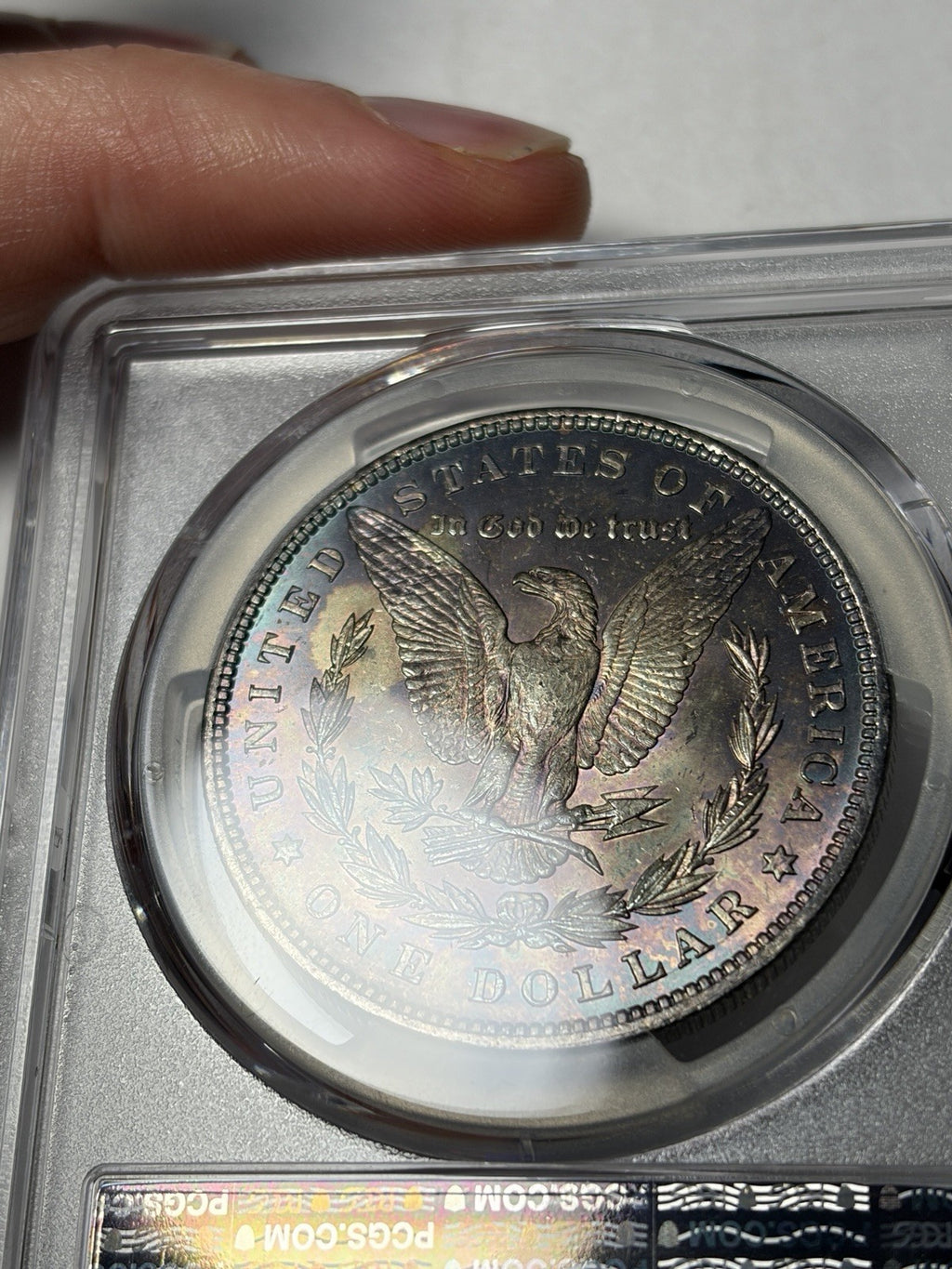 1881 PCGS MS63 Morgan Silver Dollar Toned
