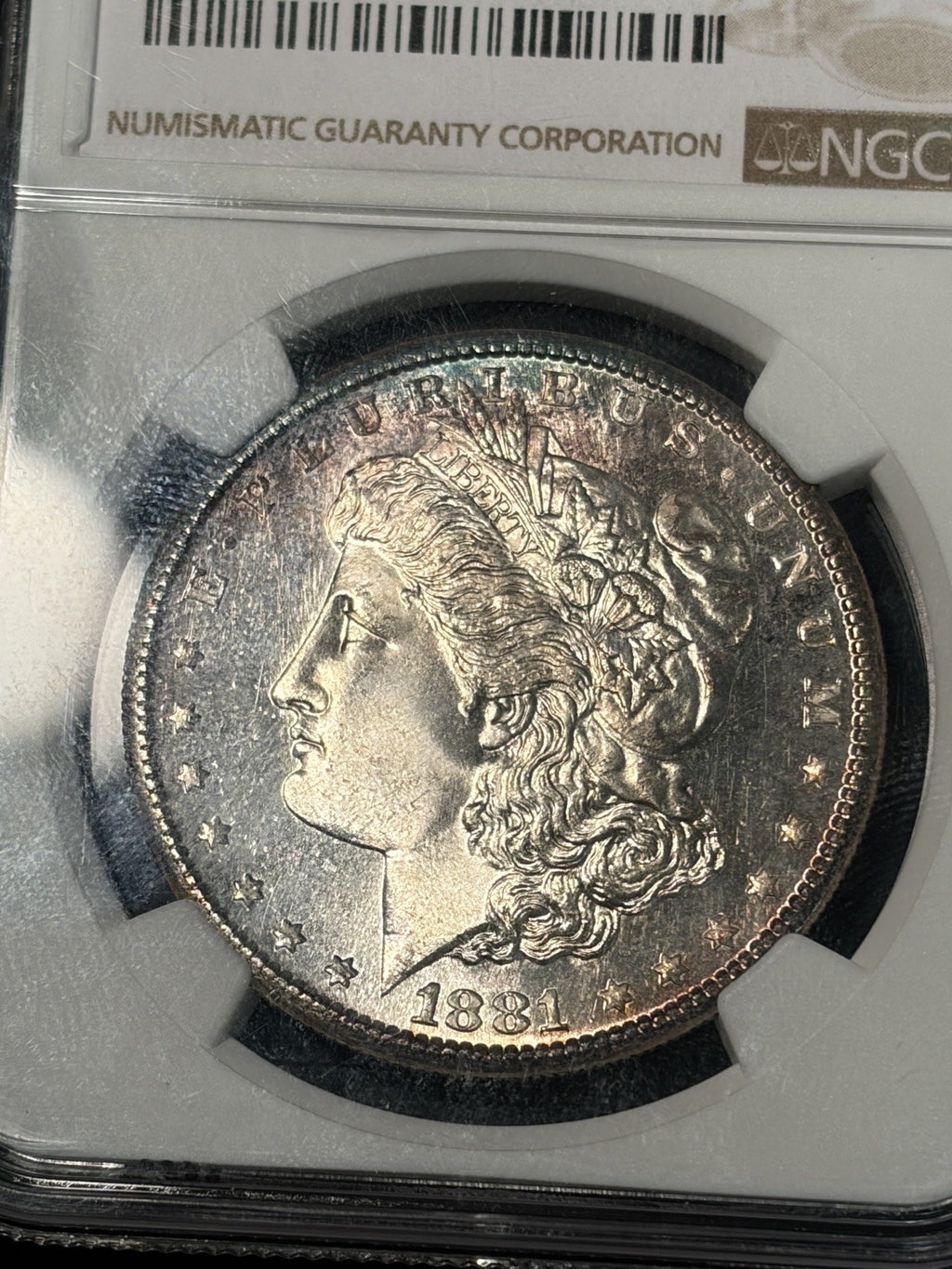1881-S NGC MS66+ PL Morgan Silver Dollar