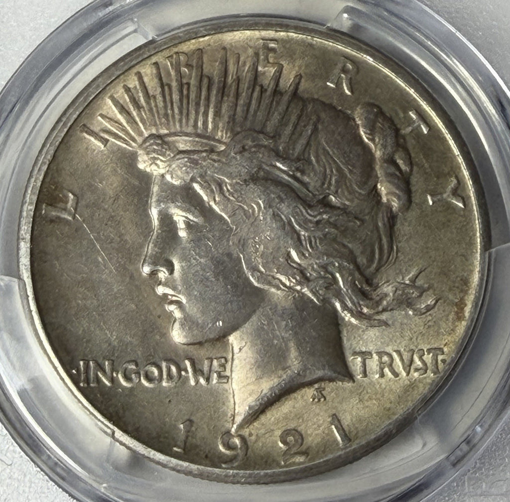 1921 PCGS MS 62 Peace Dollar High Relief