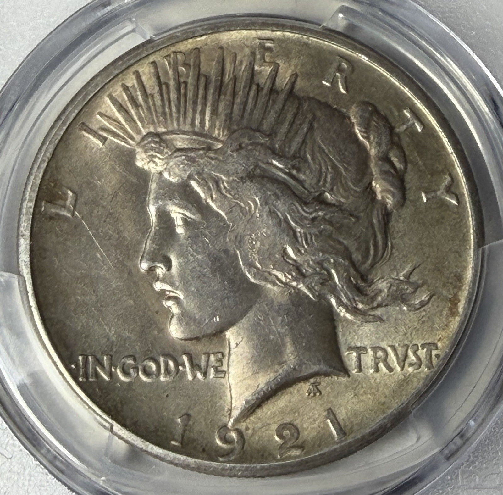 1921 PCGS MS 62 Peace Dollar High Relief