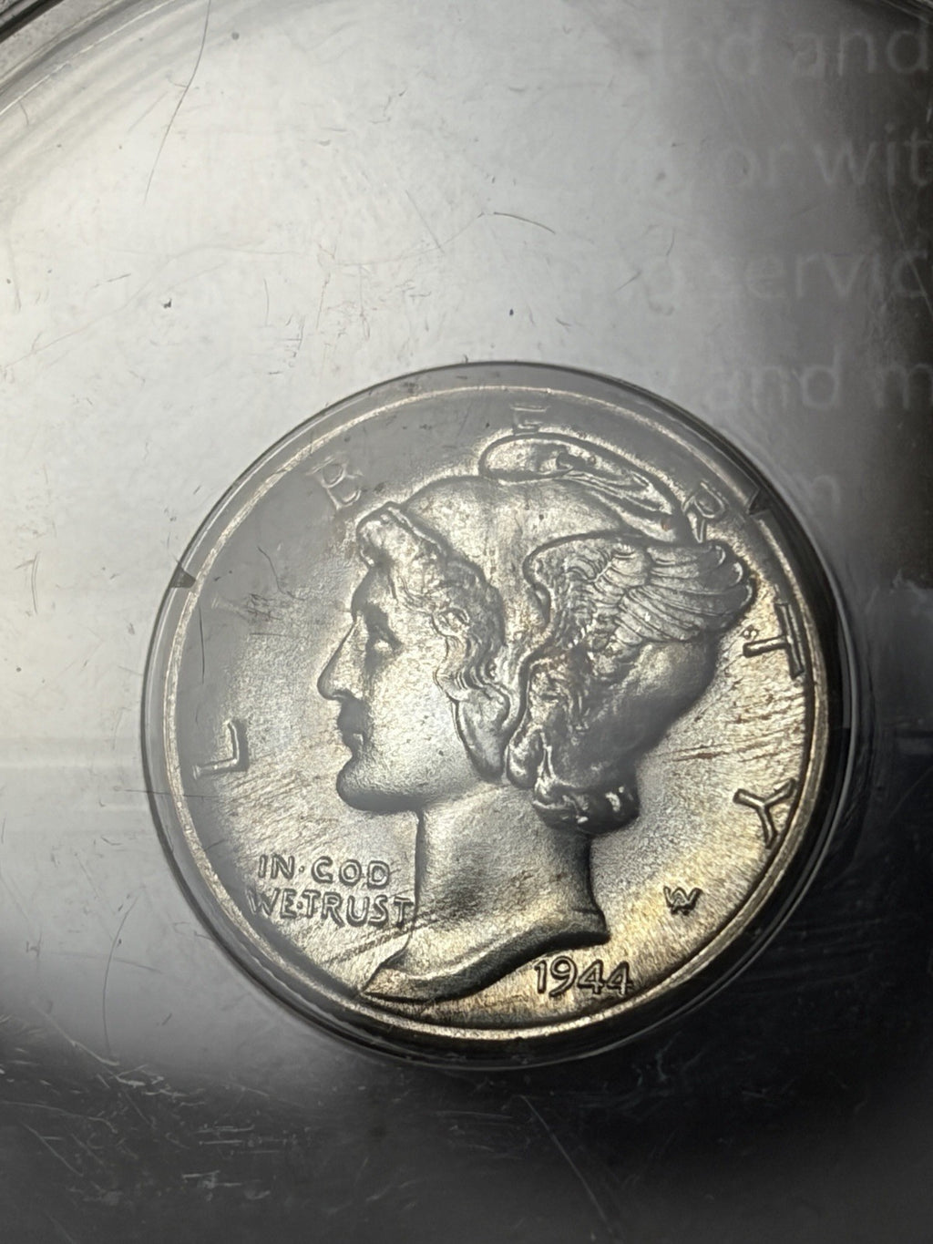 1944-D PCGS MS66 FB GOLD CAC Mercury Dime Rattler