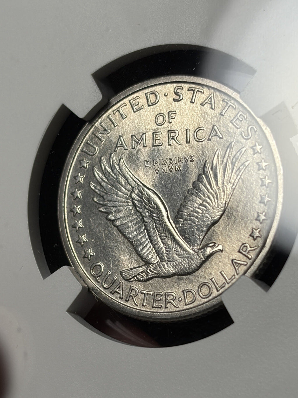1917-D Type 1 NGC UNC Details Standing Liberty Quarter