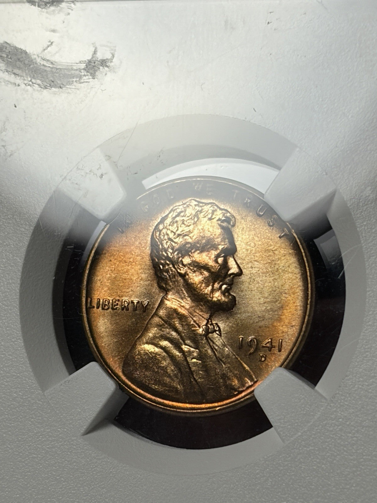 1941-D NGC MS66 RB CAC Lincoln Wheat Cent EX. MS67 RD