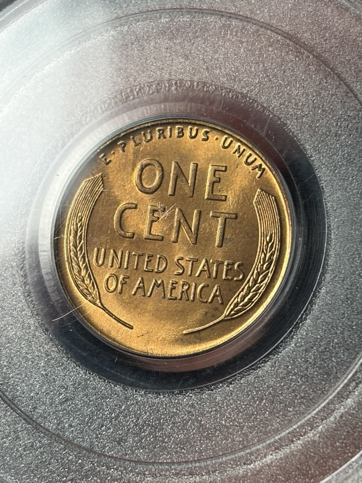 1926 PCGS MS65 RD CAC Lincoln Wheat Cent Old Blue Holder