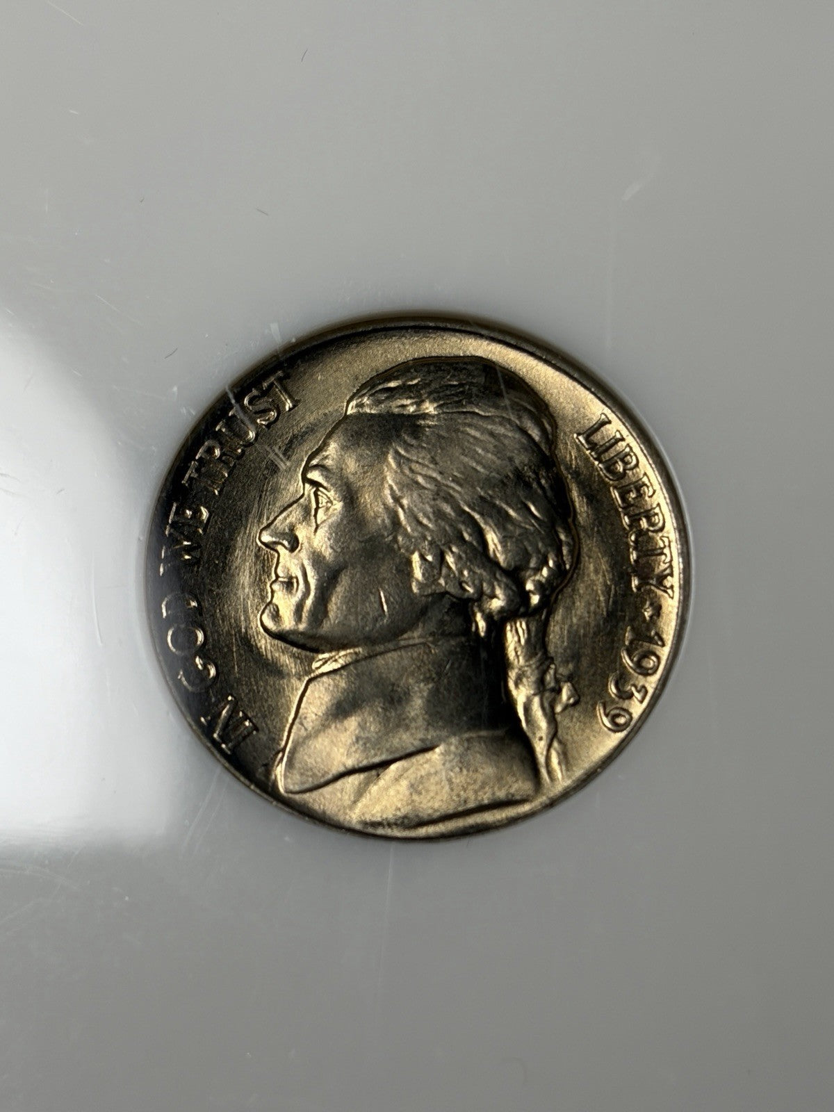 1939 NGC MS67 Jefferson Nickel Old Fatty Holder
