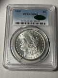 1898 PCGS MS65 CAC Morgan Silver Dollar