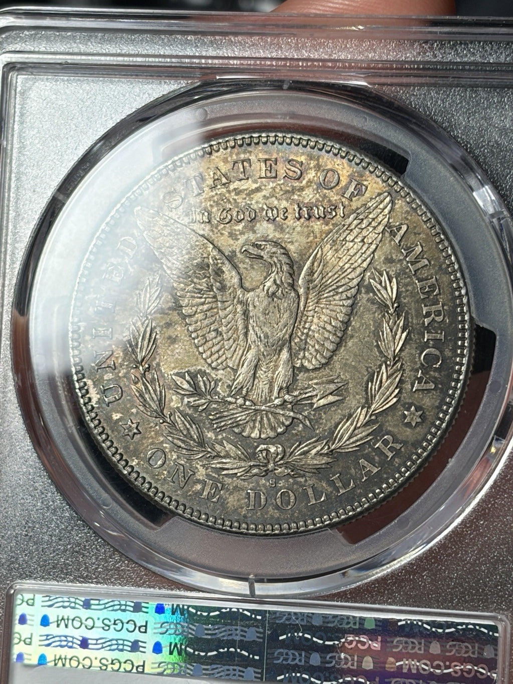 1878-S PCGS MS64 Morgan Silver Dollar Toned