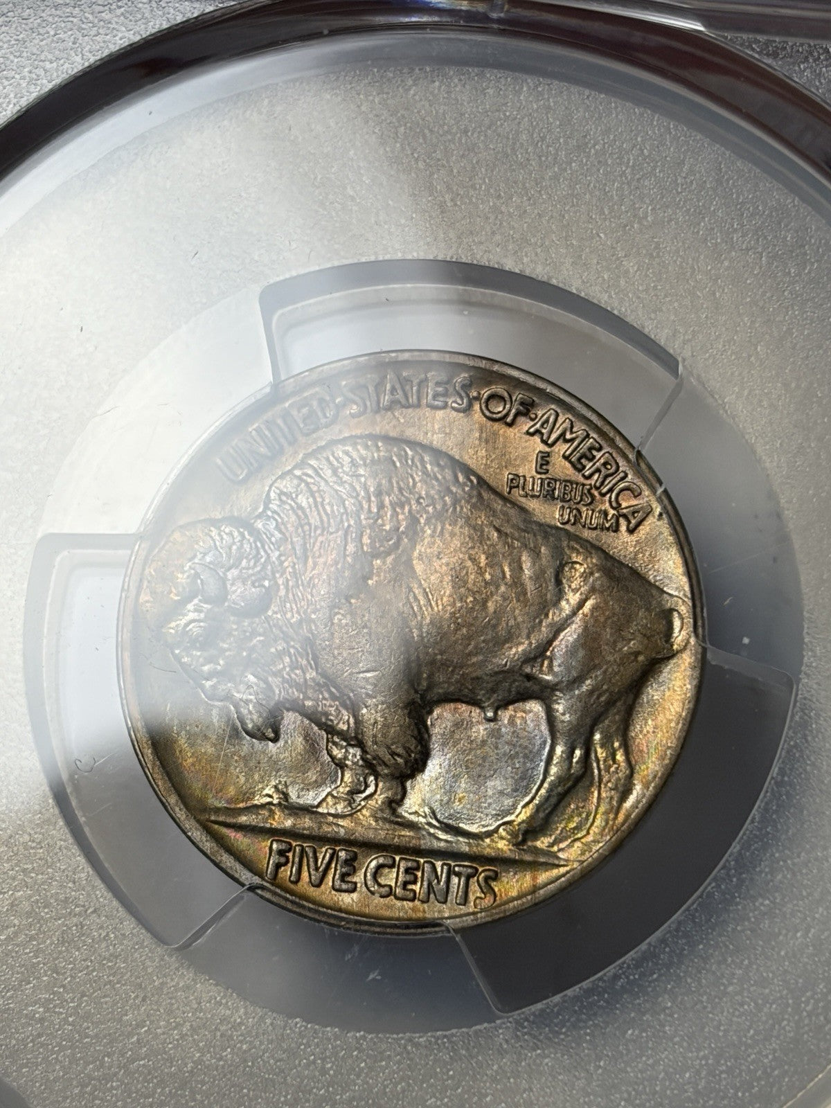 1919 PCGS MS64 Buffalo Nickel Toned