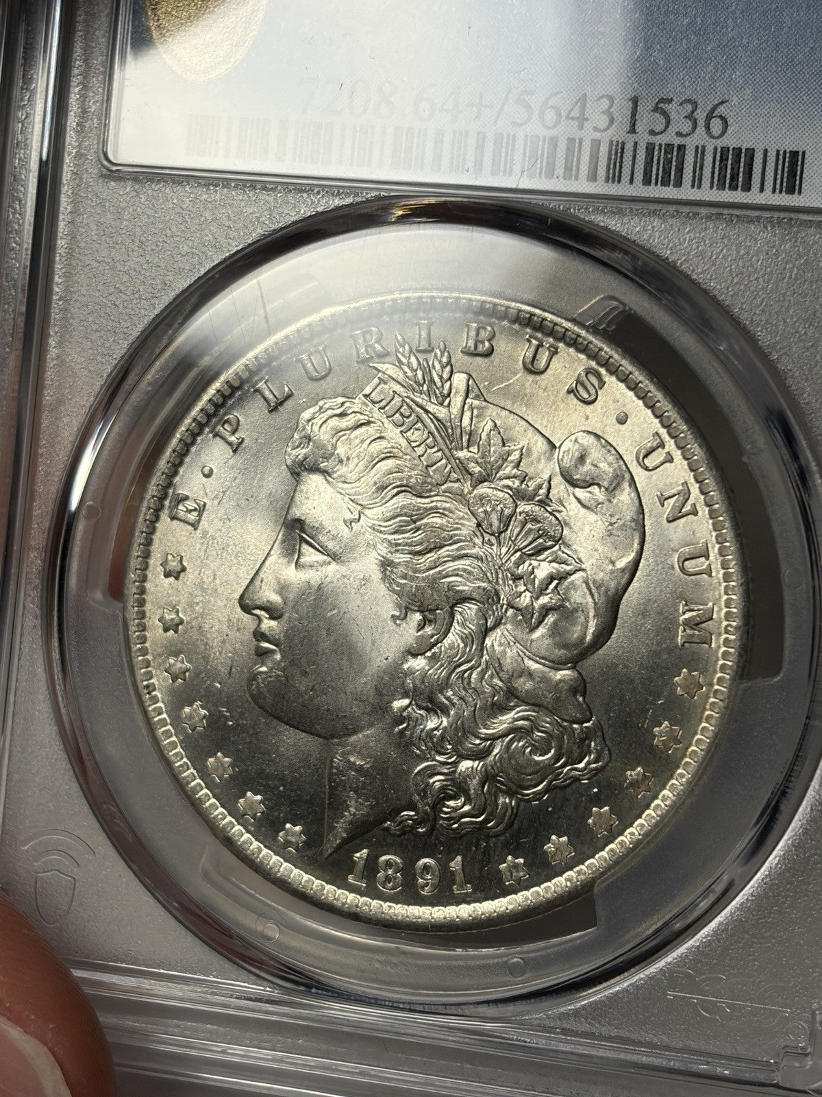 1891-O PCGS MS64+ Morgan Silver Dollar
