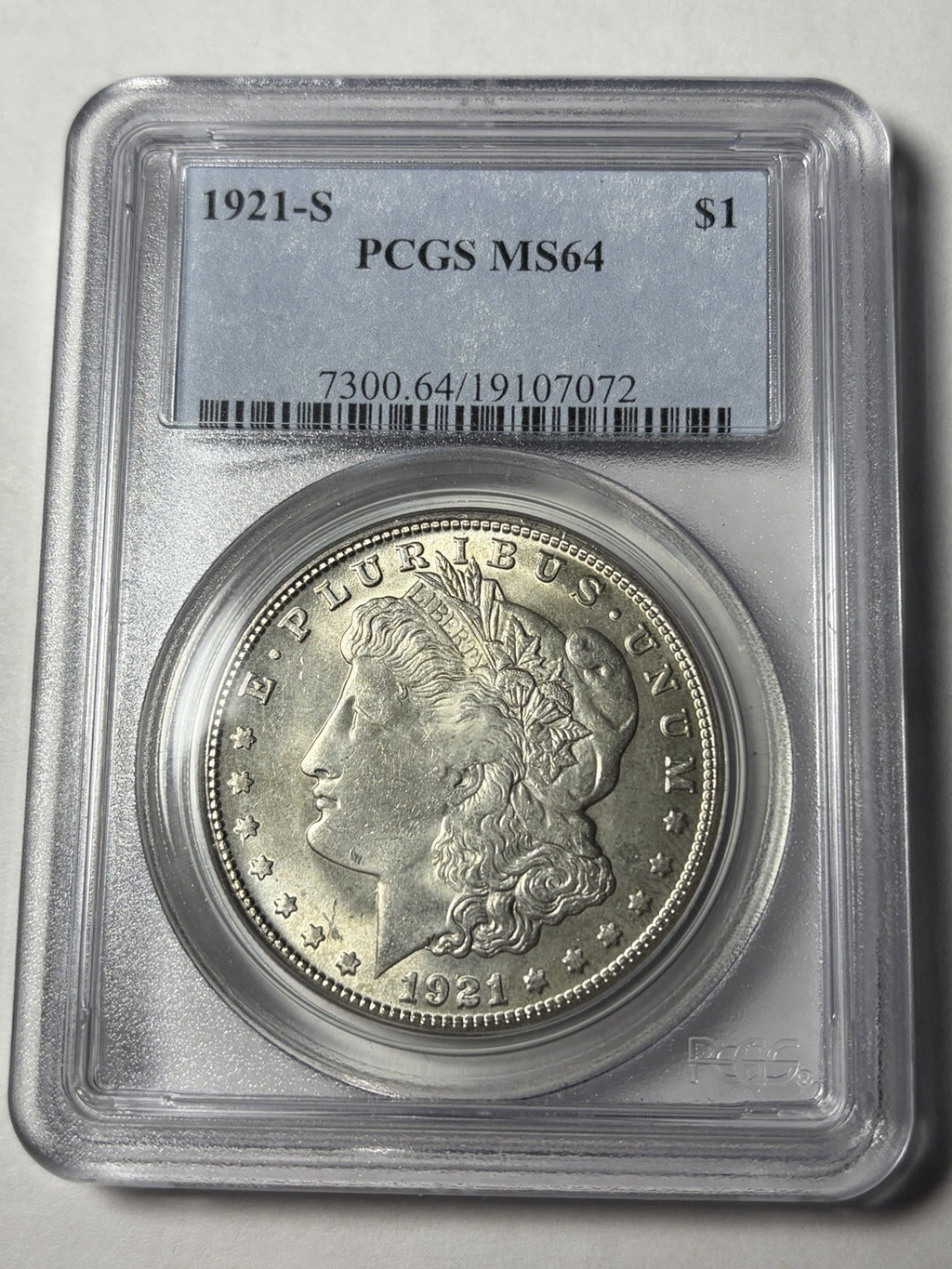 1921-S PCGS MS64 Morgan Silver Dollar
