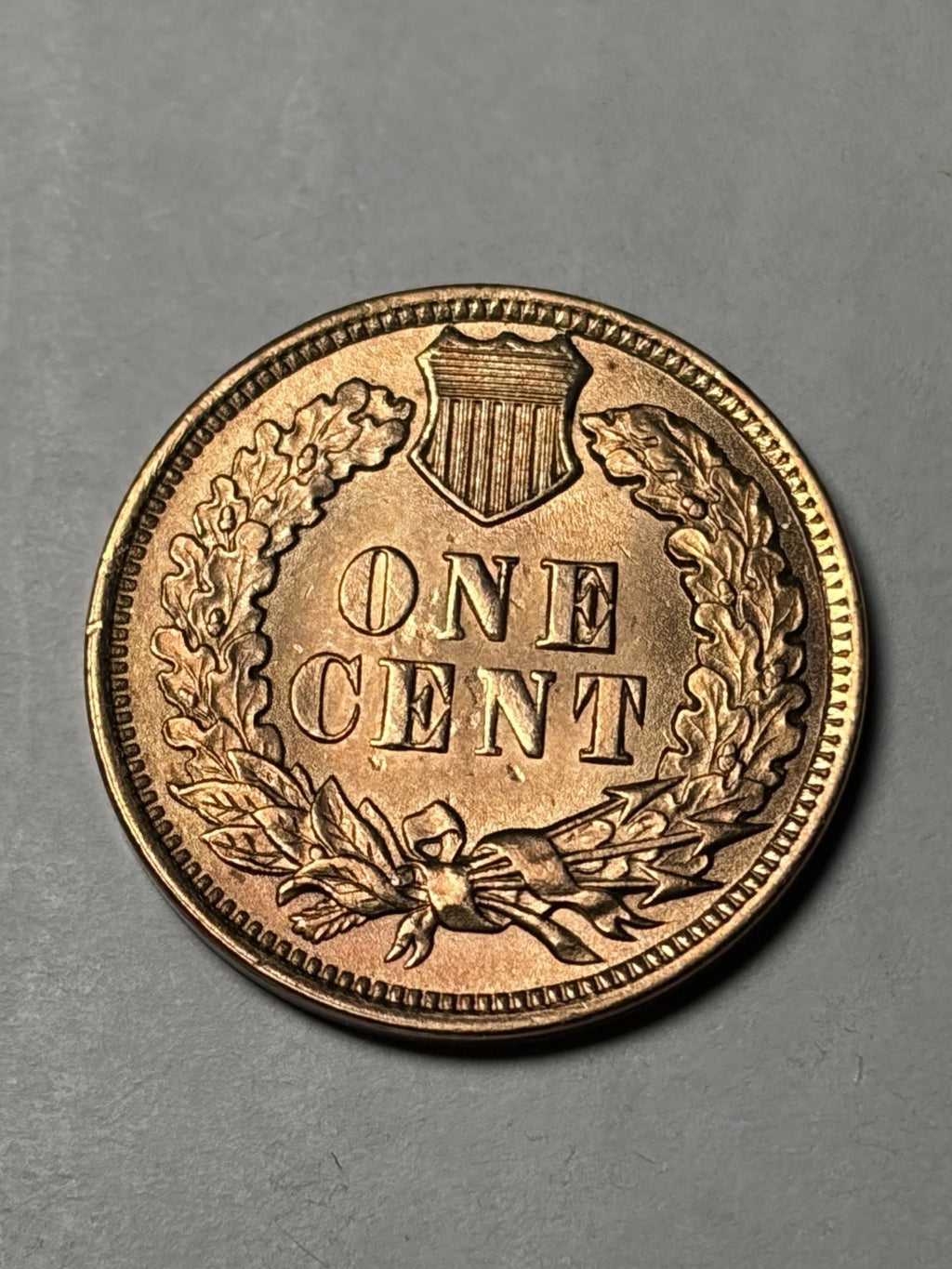 1902 Indian Head Cent Uncirculated Red