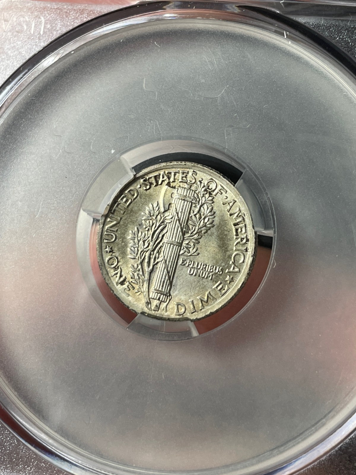 1923 CACG MS66 FB Mercury Silver Dime Nice Coin