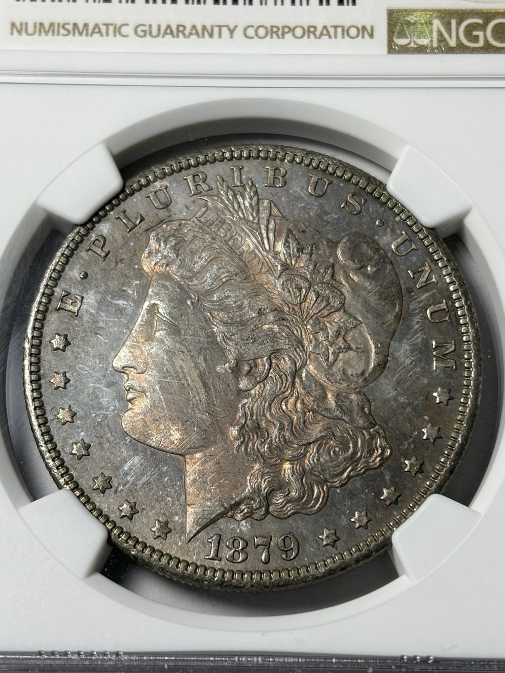 1879-S NGC MS65 Morgan Silver Dollar Toned