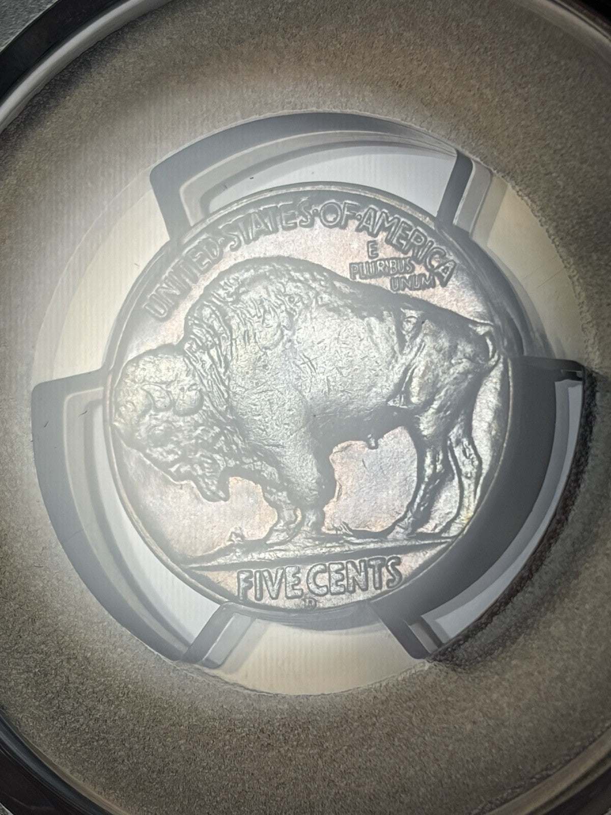 1935-D PCGS MS64 Buffalo Nickel Toned