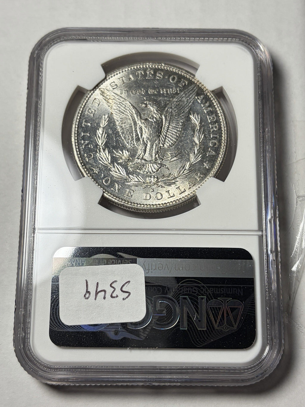 1889-S NGC UNC Details Morgan Silver Dollar