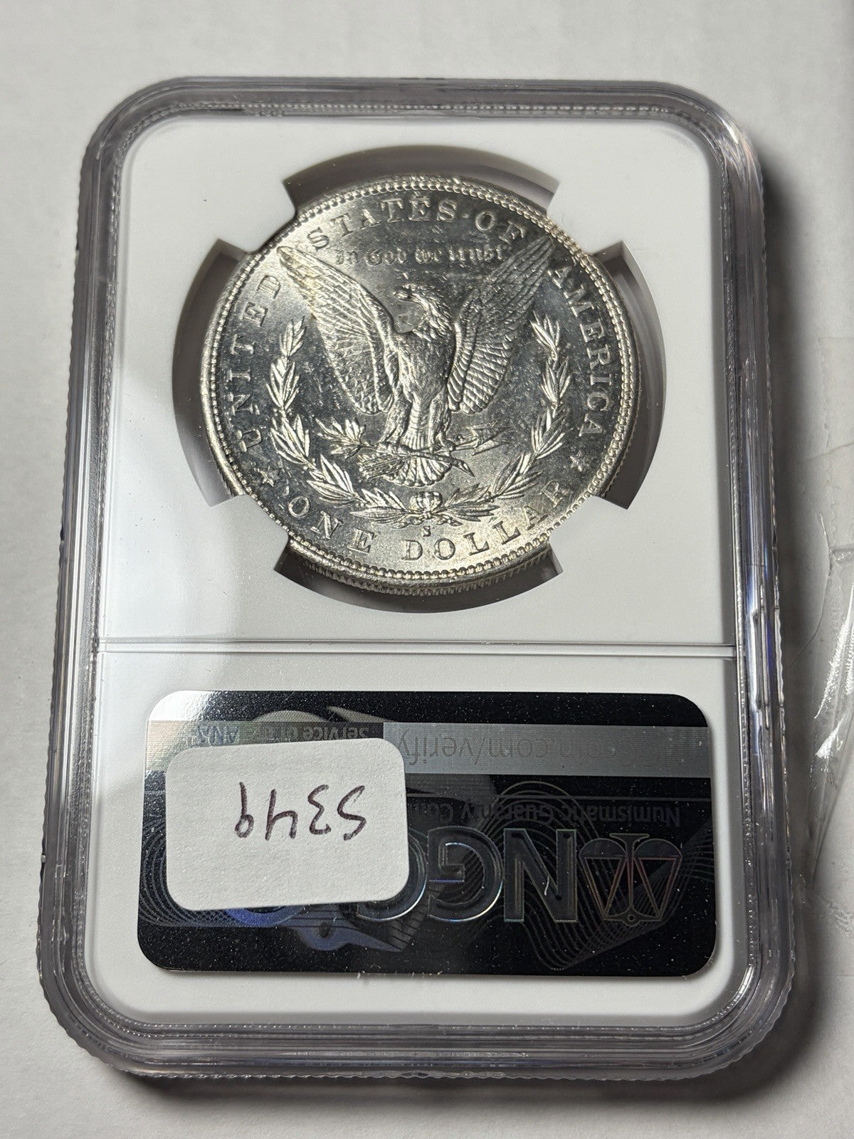 1889-S NGC UNC Details Morgan Silver Dollar