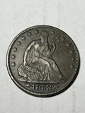 1853 With Arrows Seated Liberty Half Dollar