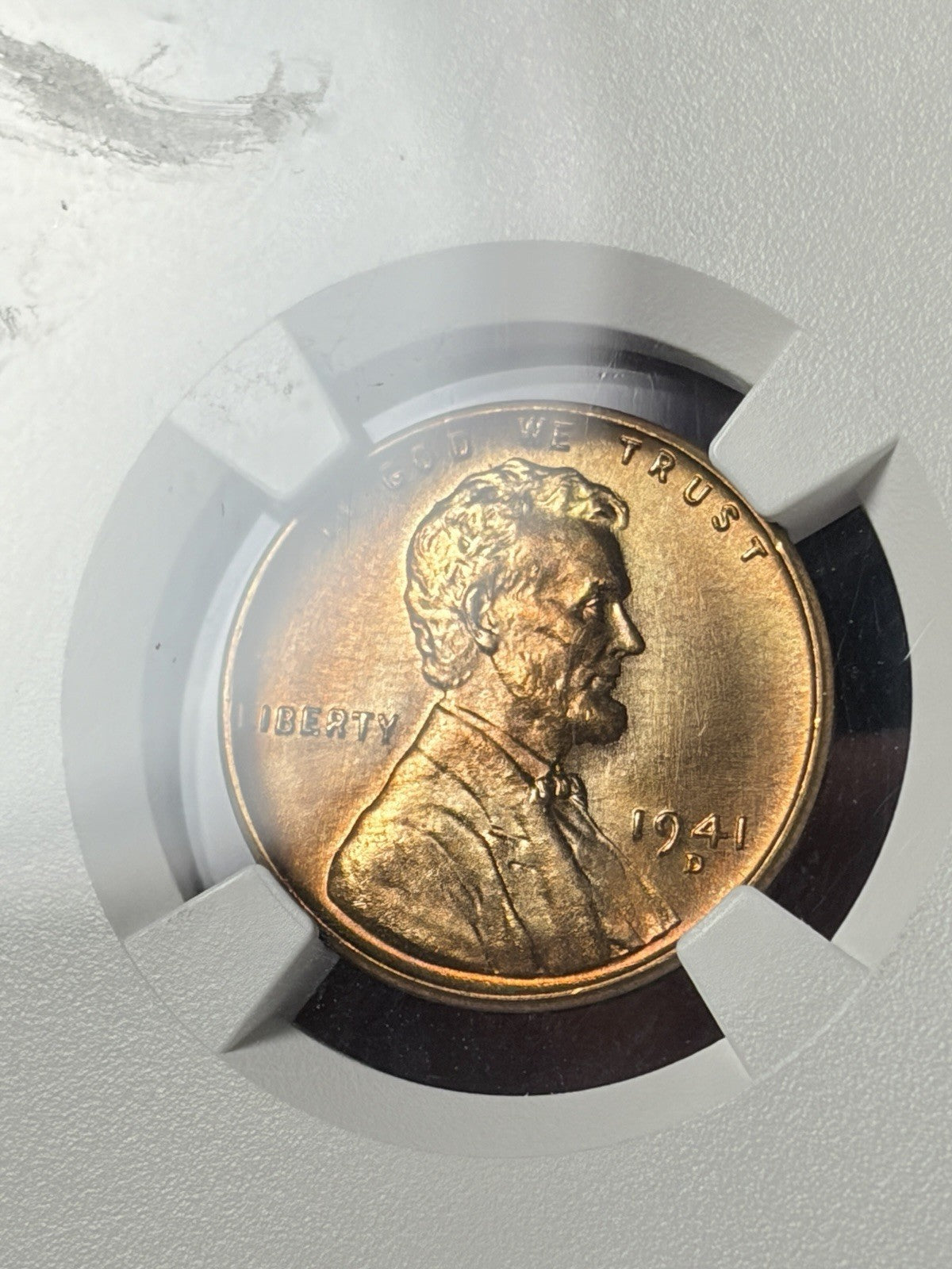 1941-D NGC MS66 RB CAC Lincoln Wheat Cent EX. MS67 RD