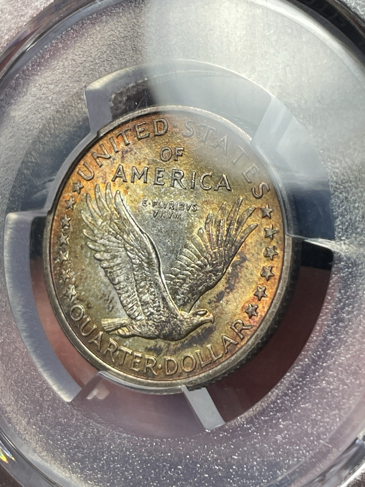 1917 PCGS MS65 FH Standing Liberty Quarter Toned