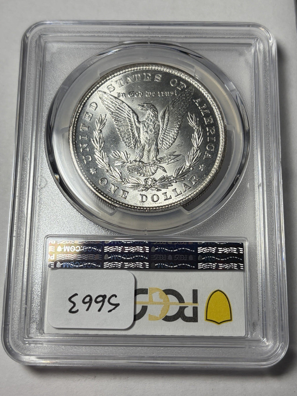 1878 8TF PCGS MS62 Morgan Silver Dollar VAM 2 Lines in LIB California Collection