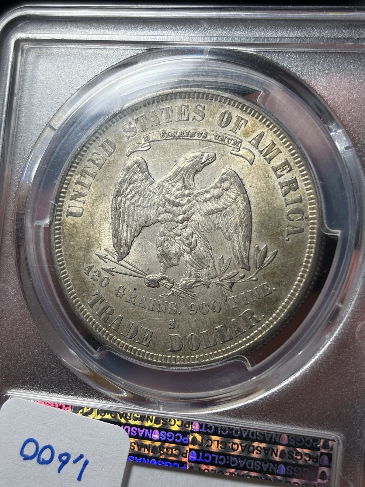 1878-S PCGS MS62 Trade Silver Dollar Original Look