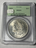 1882 PCGS MS64 Morgan Silver Dollar OGH Old Holder